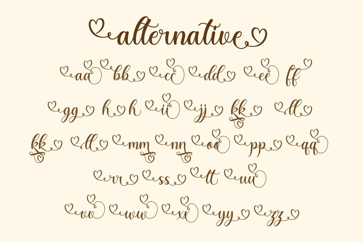 Romantic Dates - Love Font, a Script Font by PutraCetol Studio (Photo 5 of 11)