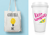 Good Vibes Sticker Collection, a Decorative Illustration by Shelly Laslo Illustration (Thumbnail 4 of 5)