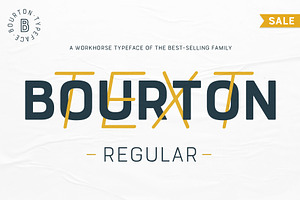 60% OFF Bourton Text Regular Font