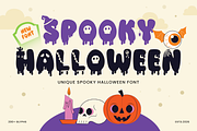 Spooky Halloween - Halloween Font, a Handwritten Font by Umitype (Thumbnail 1 of 9)