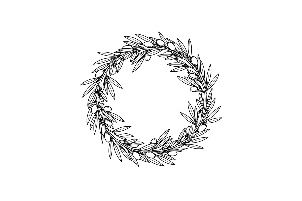 Floral Wreath Circle SVG Bundle, an Illustration by Creativeshirt (Photo 9 of 51)