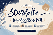 Stardelle Font, a Handwritten Font by Letterhanna Studio (Thumbnail 1 of 11)