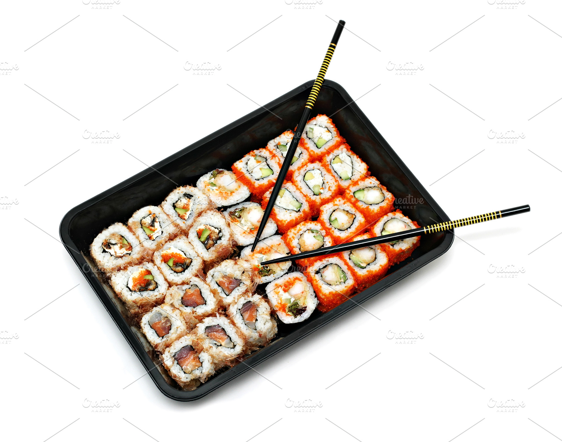 Sushi set, a Photo by saiko3p