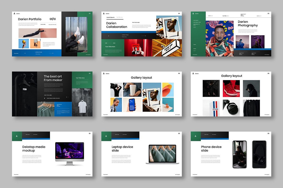 Darien – Business PowerPoint, a Presentation Template by Dens Creative Studio (Photo 4 of 6)