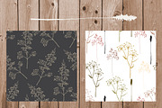 Wildflowers Digital Papers, a Pattern Graphic by Hand drawn Boutique (Thumbnail 7 of 8)