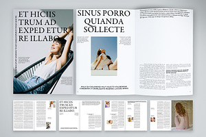 Stylish Lifestyle Magazine Layout