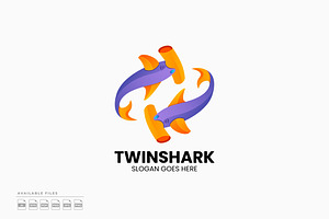Hammerhead Shark Gradient Logo, a Branding & Logo Template by Zeer Graphic