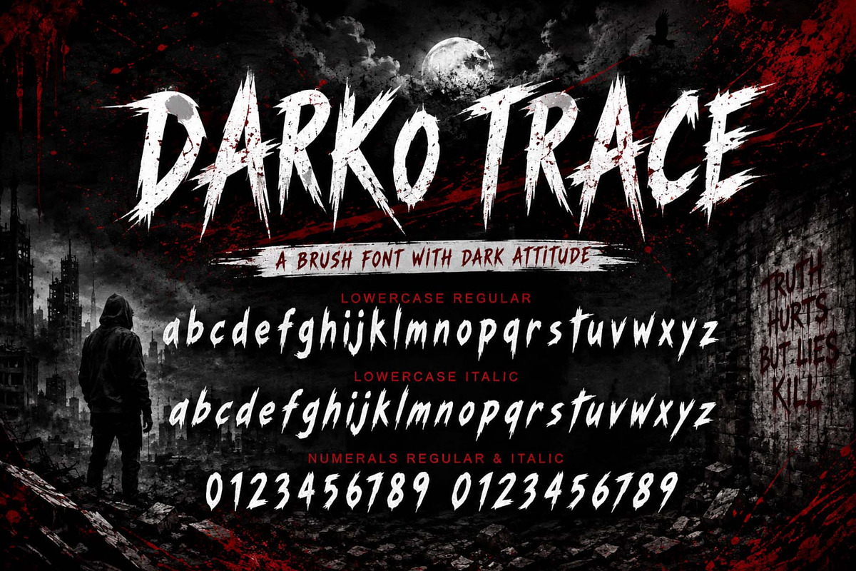 Darko Trace, a Handwritten Font by Yoga Letter (Photo 7 of 9)