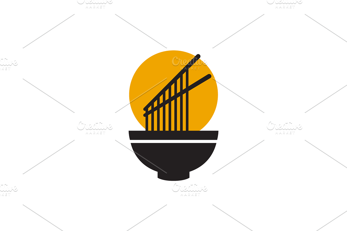 delicious ramen bowl logo design, a Branding & Logo Template by devastd