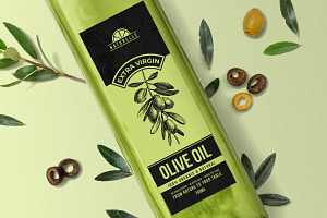 Olive Oil Label Template, a Print Template by Dev.Rawat21