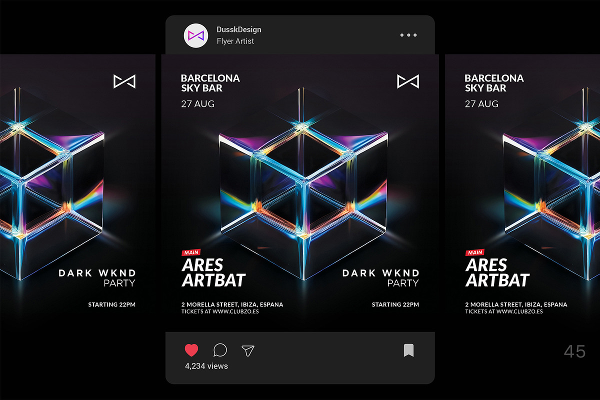 Neon Flyer, a Flyer Template by Human Made (Photo 2 of 2)