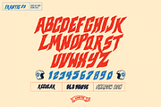 Frantic73 - A Display Font, a Font by Bend Industries (Thumbnail 1 of 7)