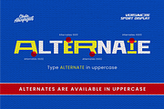 Versamore - Sport Display Font, a Sans Serif Font by ahweproject (Thumbnail 4 of 18)