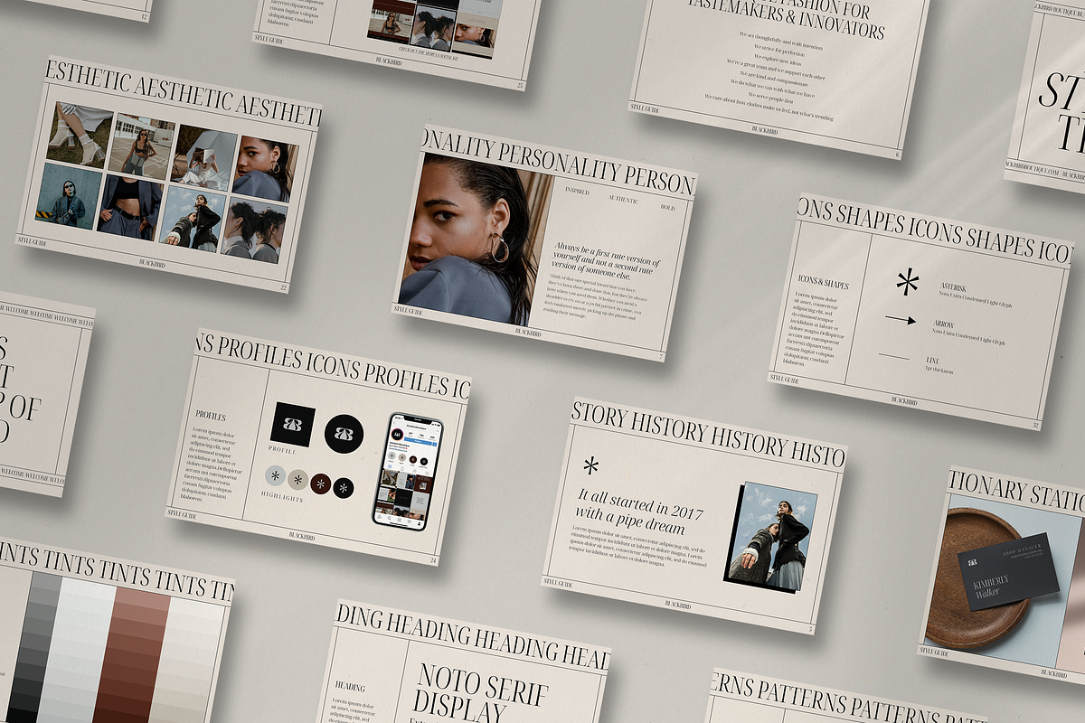 Morena Brand Style Guide, a Presentation Template by Peaches Design (Photo 5 of 7)