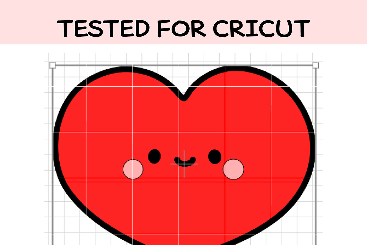 Baby Heart SVG | Cute Kawaii Heart, an Illustration by TheHitShop (Photo 5 of 10)