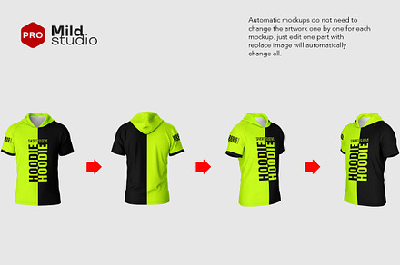 Hoodie SS Mockup, a Hoody Mockup by Mildstudio