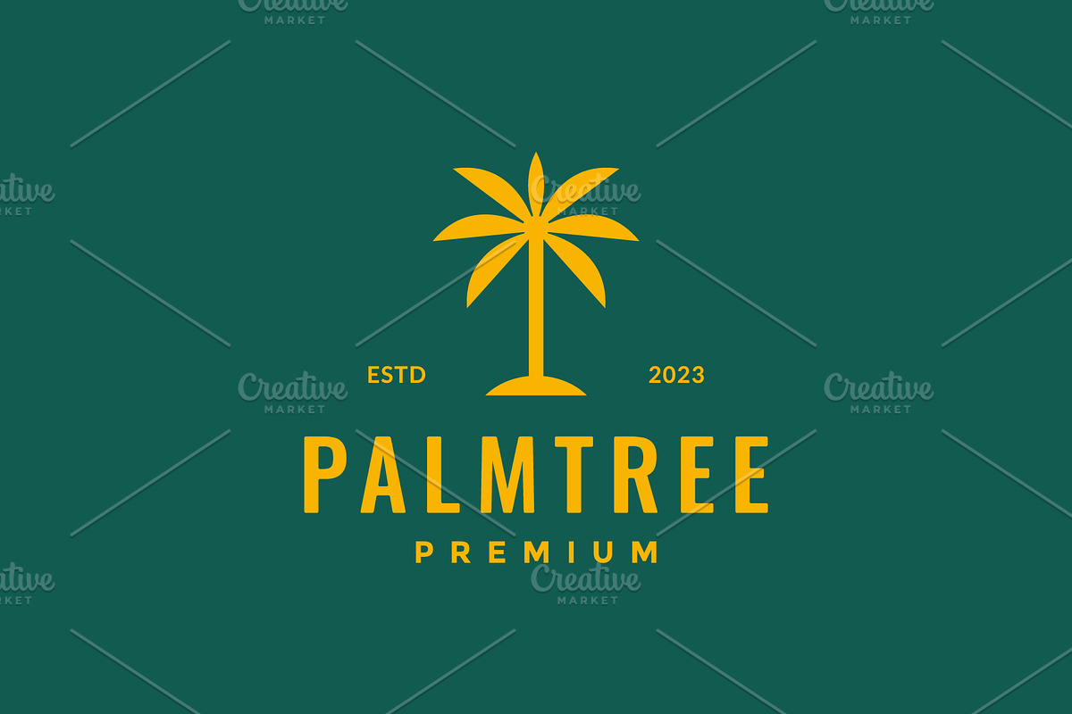 palm tree grow clean modern logo, a Branding & Logo Template by devastd