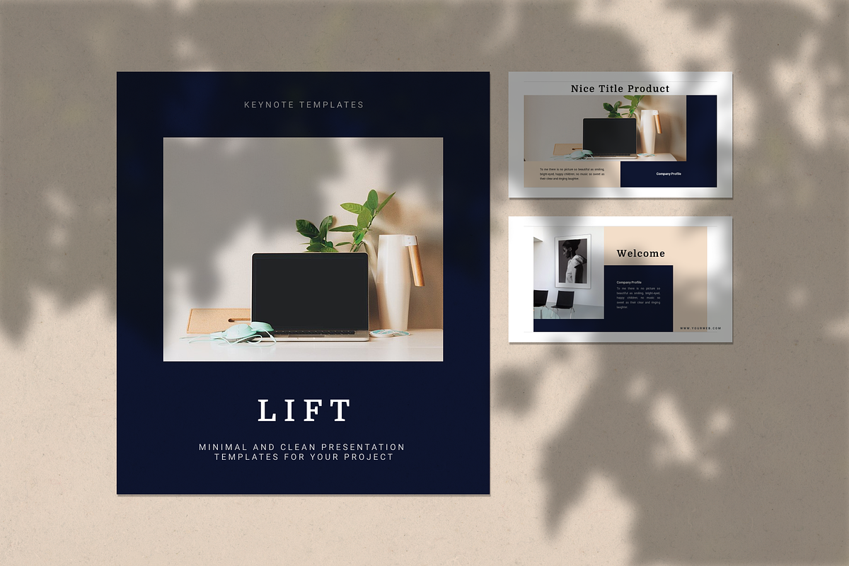 Lift Keynote Template, a Presentation Template by uiplus (Photo 1 of 5)