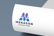 Modern Geometric M Logo, a Branding & Logo Template by Design_Planet (Thumbnail 1 of 2)