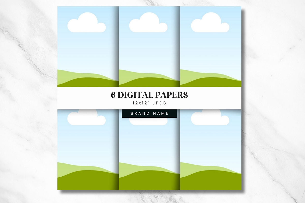 Canva Cover for 6 Digital Papers, a Presentation Template by illuztrate (Photo 8 of 8)