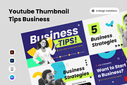 Freelance Business YouTube Thumbnail, a Social Media Template by twinstd (Thumbnail 1 of 2)