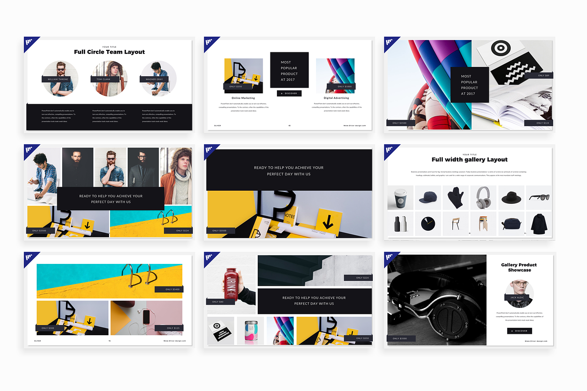 Oliver Powerpoint template, a Presentation Template by Mikokit (Photo 11 of 16)