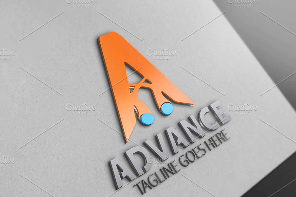 Advance Letter A Logo4, a Branding & Logo Template by Josuf Media (Photo 1 of 5)