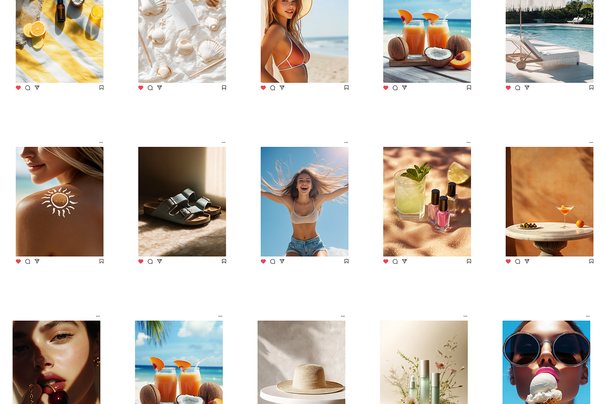 Summer Vibes Stock Photo Bundle, a Beauty & Fashion Photo by MOAROShop (Photo 3 of 7)
