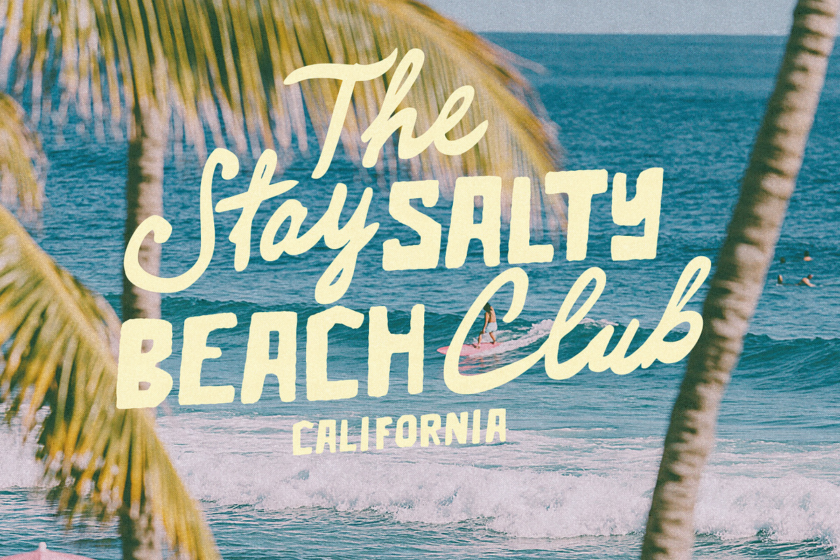 Coastal Cabana Island Style Font Duo, a Handwritten Font by Nicky Laatz (Photo 3 of 29)
