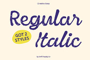 CS Adelina Stamp, a Script Font by Craft Supply Co. (Thumbnail 5 of 8)