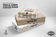 Stacked Fast Food Boxes Mockup, a Packaging Mockup by INCDesign (Thumbnail 9 of 10)