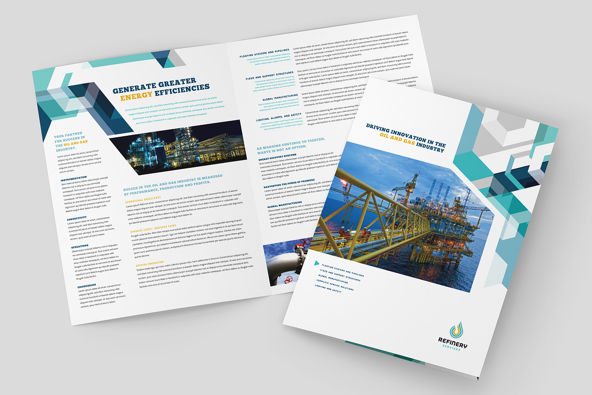 Oil & Gas Company Brochure, a Brochure Template by StockLayouts (Photo 1 of 4)