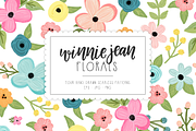 WinnieJean Florals Seamless Patterns, a Pattern Graphic by WinnieJean (Thumbnail 2 of 5)