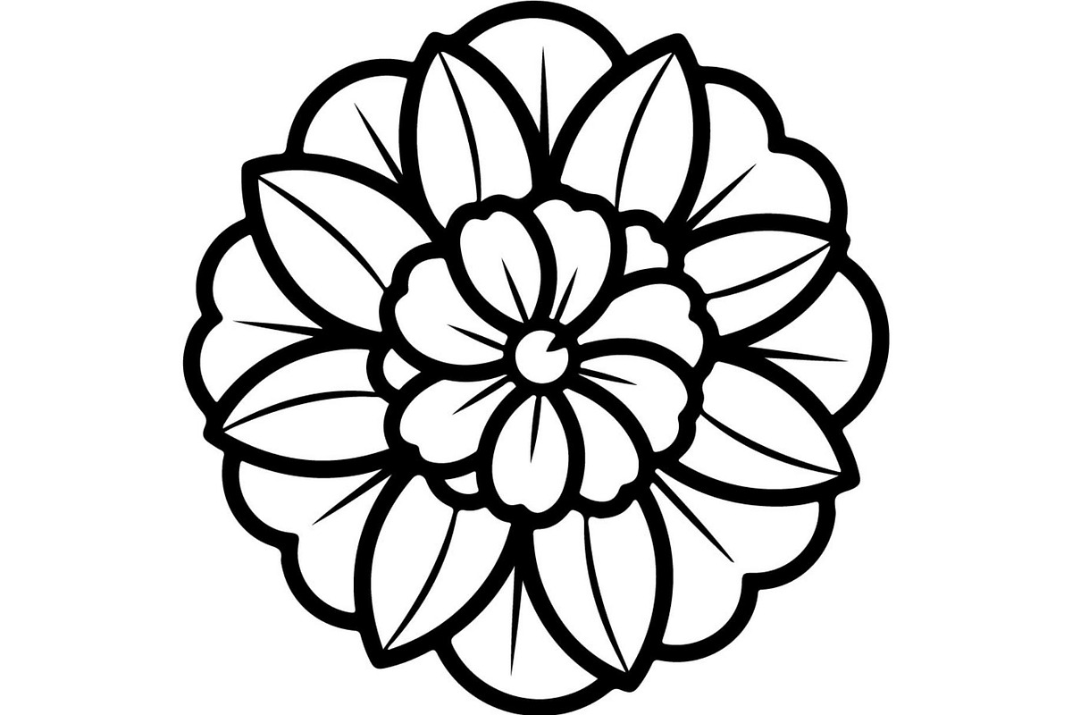 Ornamental Floral Mandala, an Object Graphic by Creativeshirt (Photo 12 of 14)