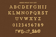 Handy Slab, a Slab Serif Font by Eric Pond Designs (Thumbnail 2 of 3)