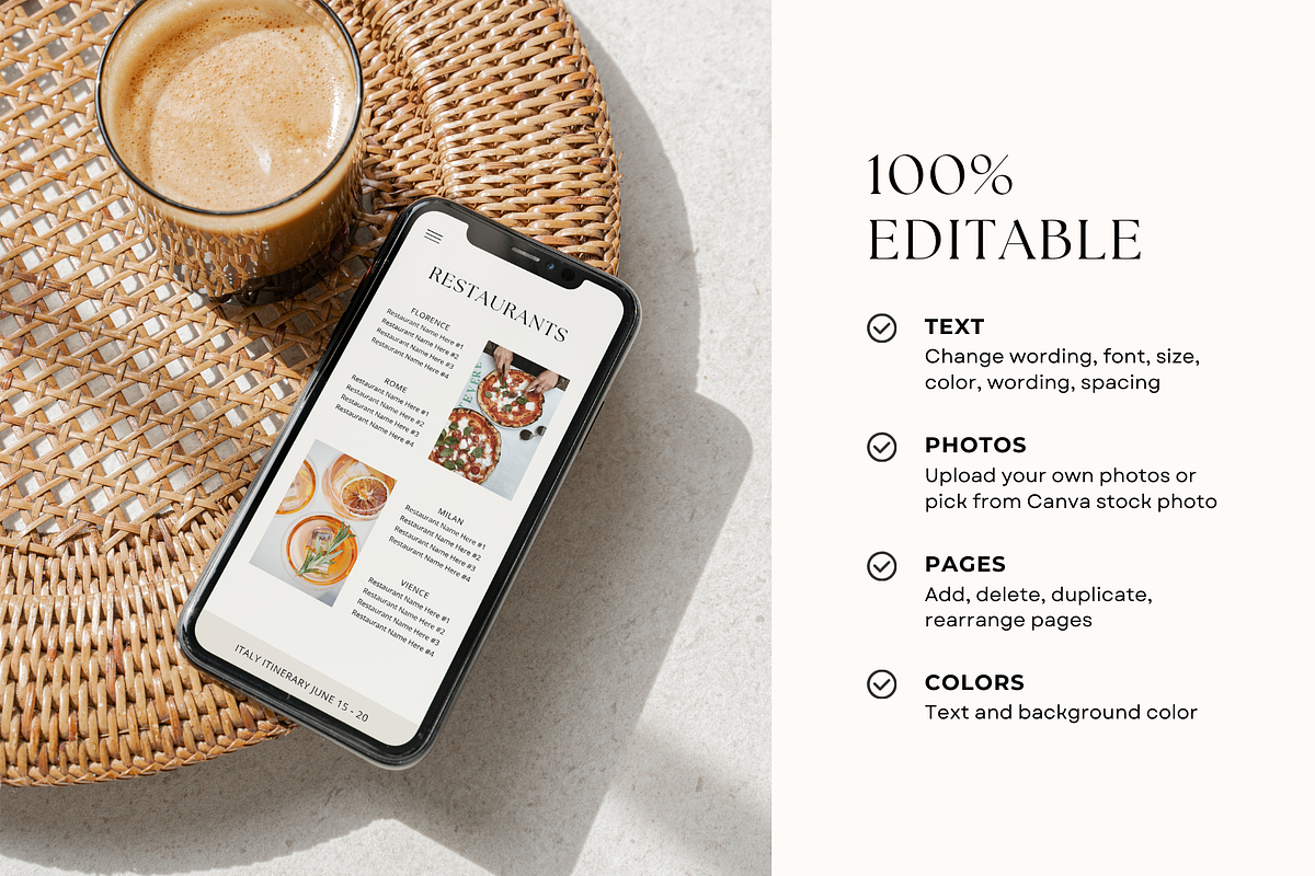 Digital Travel Itinerary Template, a Magazine Template by ShopRShop (Photo 9 of 11)