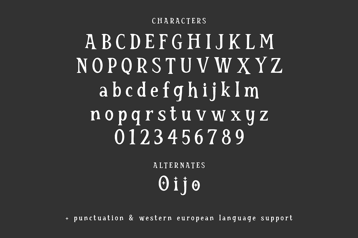Bewitching Serif - Retro Halloween, a Serif Font by Beck McCormick (Photo 10 of 10)