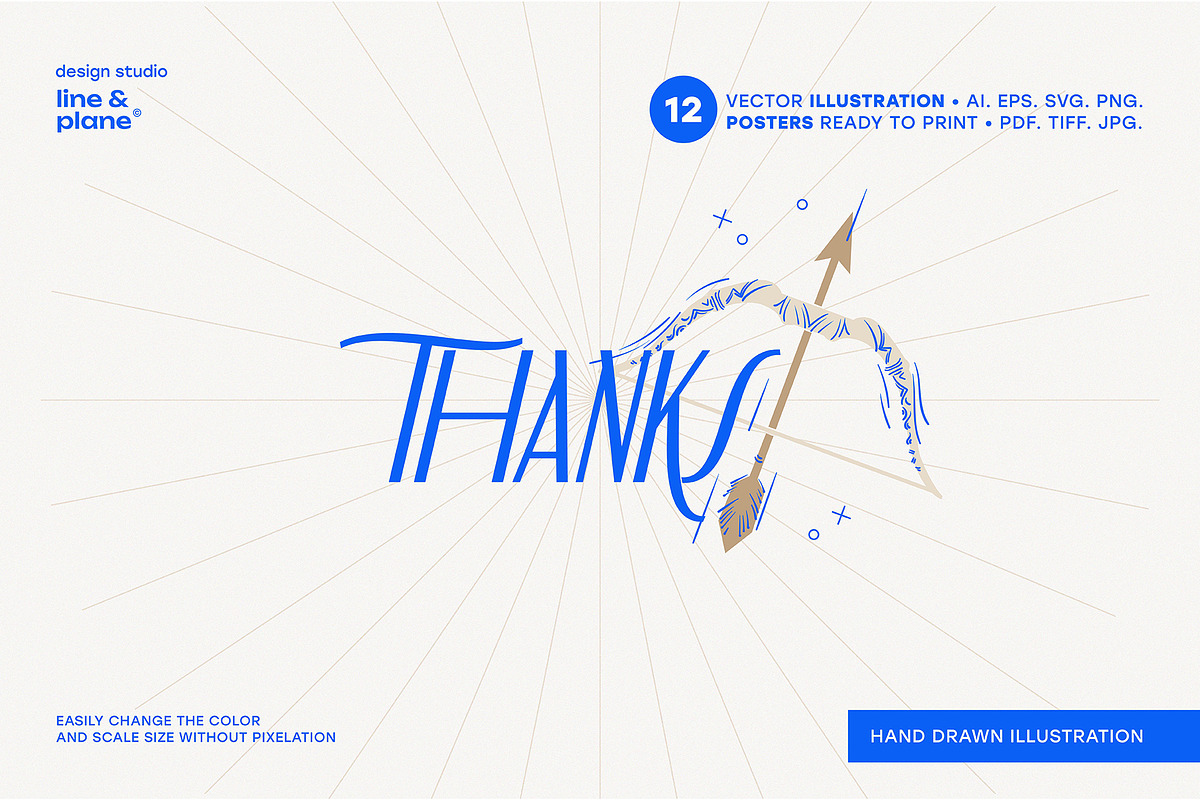 Zodiac Illustrations, an Animal Illustration by line & plane (Photo 10 of 10)