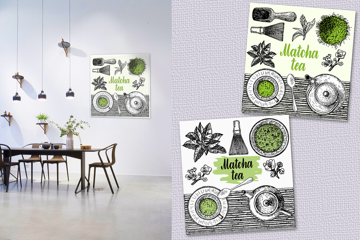 Tea Sketch Collection, an Object Graphic by Live line (Photo 4 of 10)
