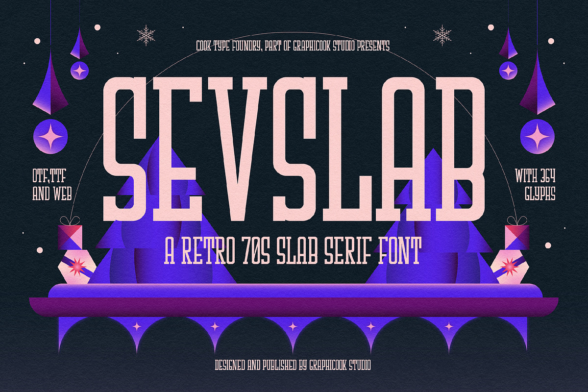 Sevslab, a Slab Serif Font by graphicook (Photo 1 of 10)