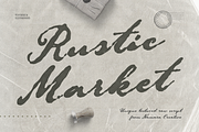 Rustic Market Raw Handwritten Script, a Script Font by Namara Creative Studio (Thumbnail 1 of 13)