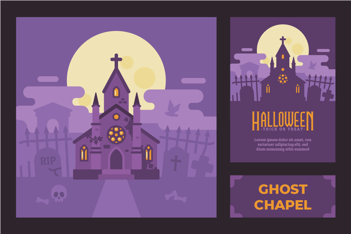 Haunted houses illustrations, an Illustration by Ivan Dubovik (Photo 5 of 5)