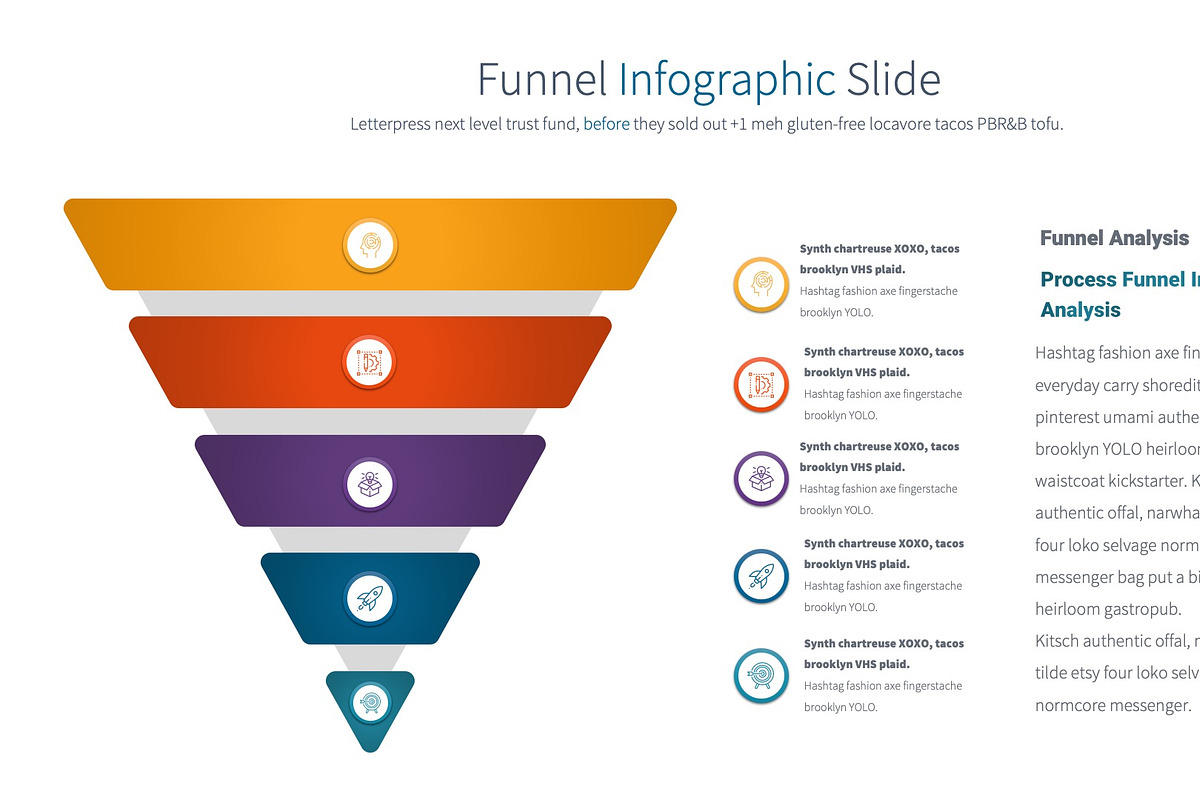 Funnel PowerPoint Slides, a Presentation Template by Pulsecolor