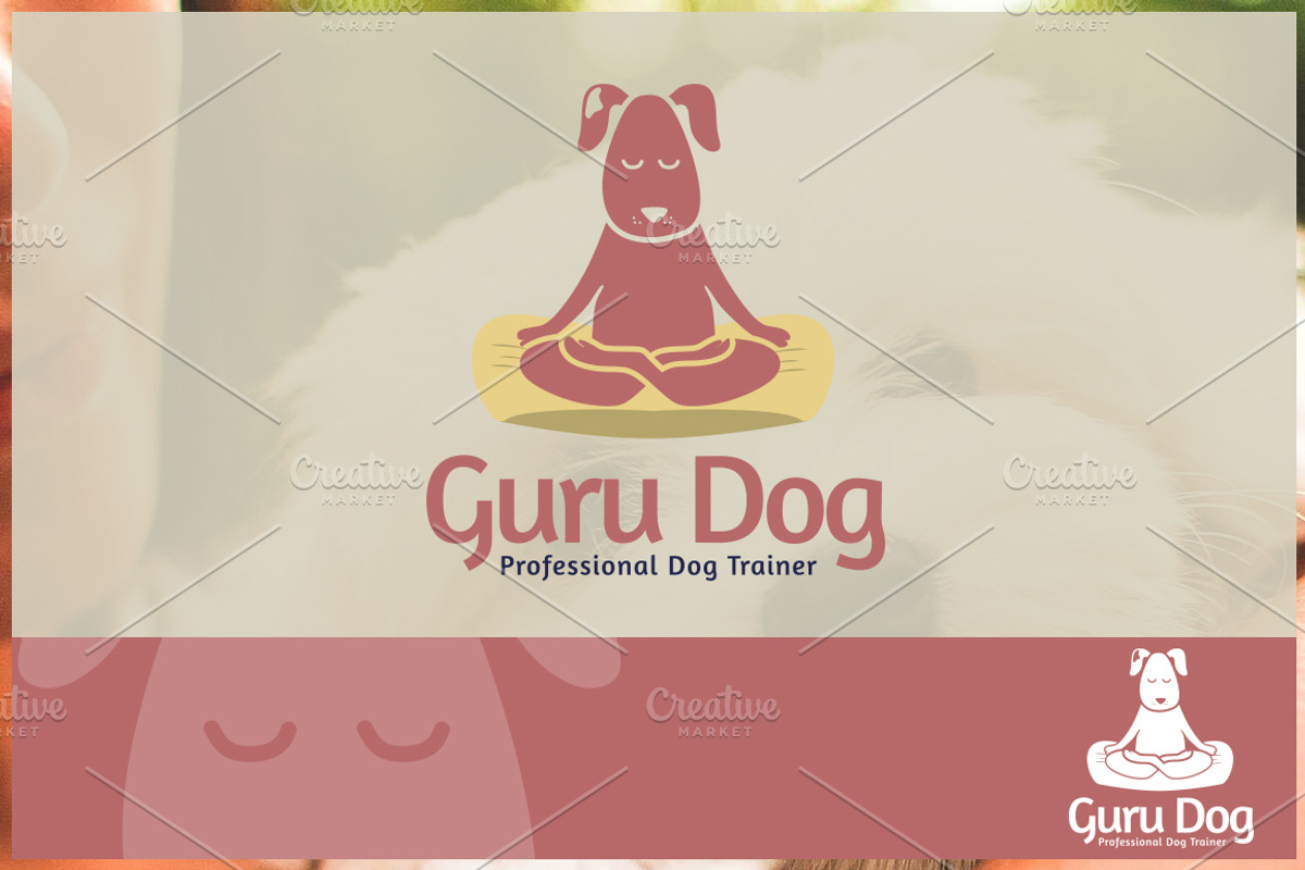 Guru Dog Logo, a Branding & Logo Template by Zlaws (Photo 1 of 5)