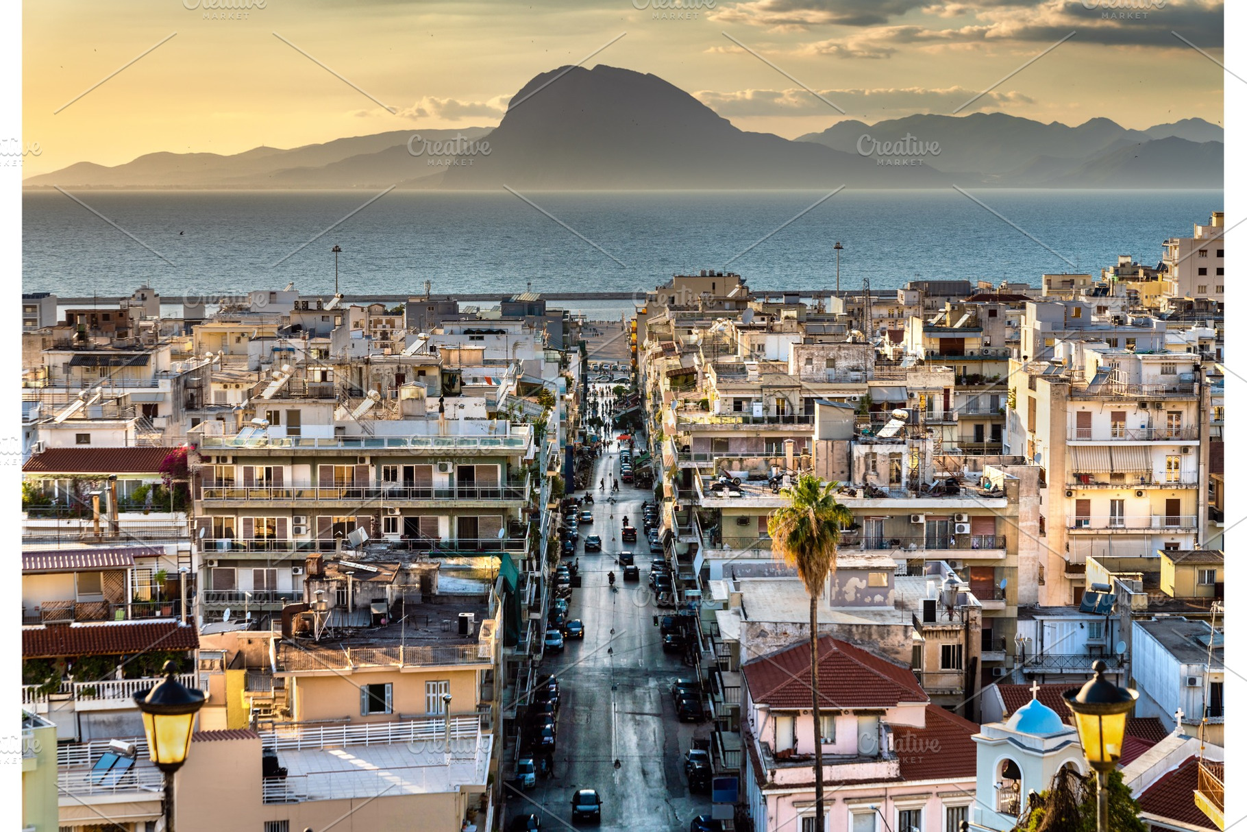 View of patras town in greece featuring greece, patras, and sea, an Architecture Photo by Leonid Andronov