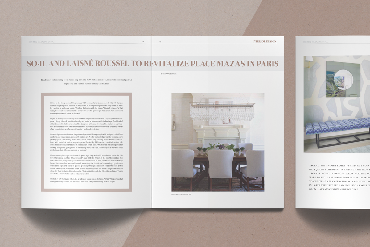 INTERIOR DESIGN Magazine, a Magazine Template by Boris Cupac (Photo 8 of 25)
