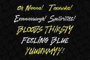 BG Live - a trash display font, a Script Font by Brainware Graphic (Thumbnail 4 of 5)