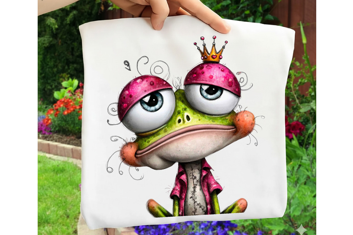 Quirky Frog Clipart, an Illustration by OK Design (Photo 5 of 6)