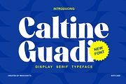 Caltine Guadi–Display Serif Typeface, a Serif Font by MaikoHatta (Thumbnail 1 of 7)