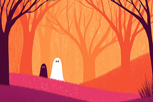 Colorful Halloween illustration, a Holiday Photo by MistyDay
